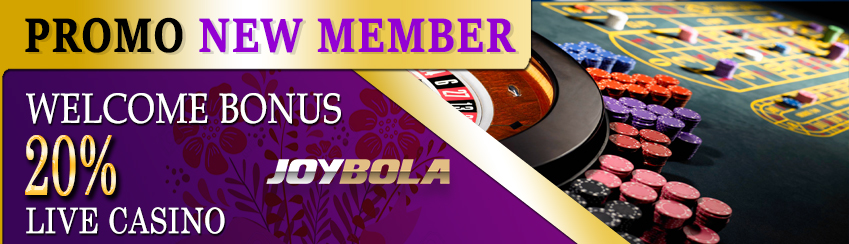 WELCOME BONUS 20% LIVE CASINO