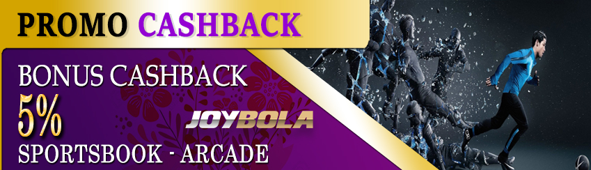 CASHBACK 5% SPORTSBOOK DAN ARCADE GAMES